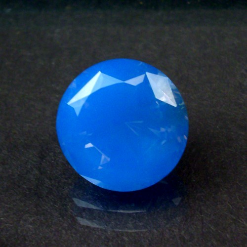 USA Cut Faceted Blue Chalcedony Turkey 3.22 carats Litnon.com