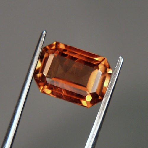 Rare Copper Orange Precious Topaz Russia 3.86ct  Litnon.com