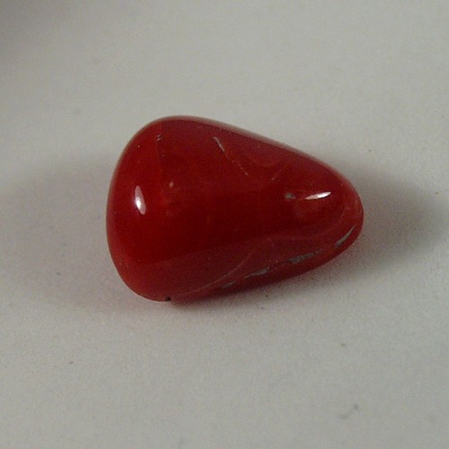 Rare Natural Ox Blood Coral Cab Italy 10.80 ct  Litnon.com