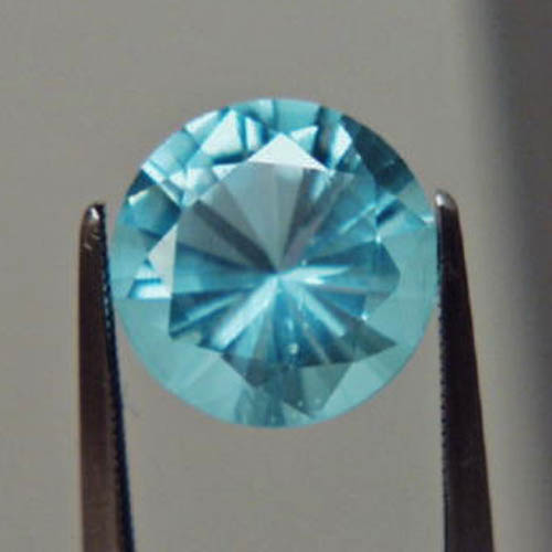 Aquamarine Blue Top Cut Railroad Insulator Glass  Litnon.com