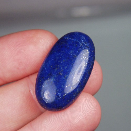 Top Quality Big Lapis Lazuli Pyrite Cab Afghanistan 54.5 ct   Litnon.com