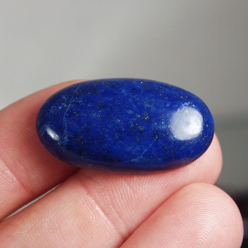 Top Quality Big Lapis Lazuli Pyrite Cab Afghanistan 54.5 ct   Litnon.com