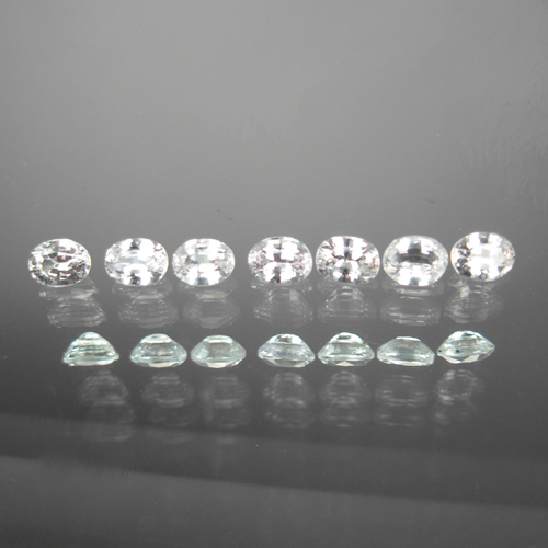 Native Cut White Ceylon Sapphire Oval Lot  Litnon.com