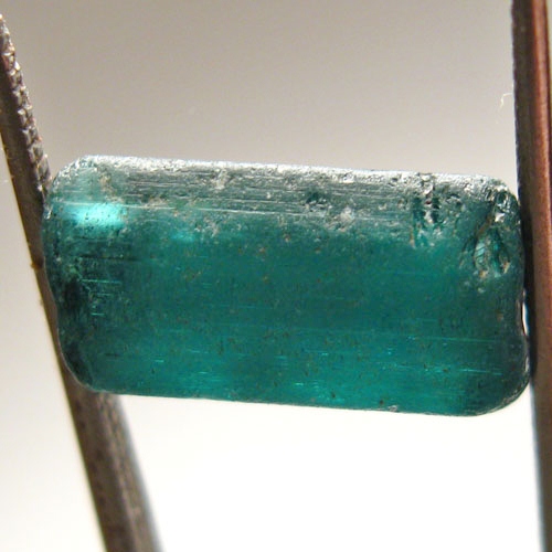 Afghan Blue Green Indicolite Tourmaline Facet Rough  Litnon.com