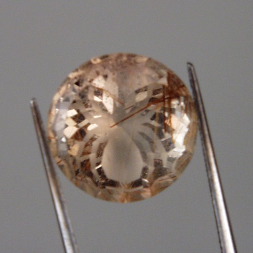 * Unique Spider Cut Rutile Quartz Gemstone 8.97ct  Litnon.com