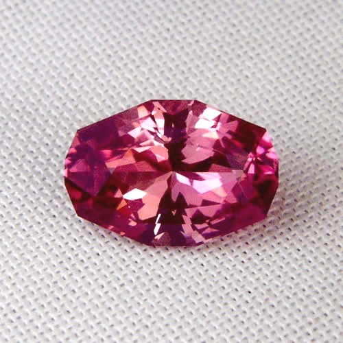 USA Cut Hot Red - Pink Tourmaline Afghanistan 4.13 ct  Litnon.com