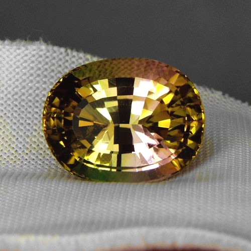 Rare Quality Parti Color Tourmaline Nigeria 18.81ct  Litnon.com