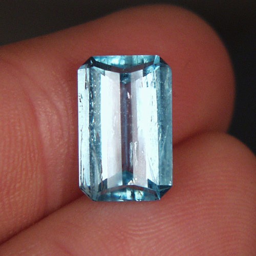 Strong Color Blue Aquamarine Nigeria 4.29ct  Litnon.com
