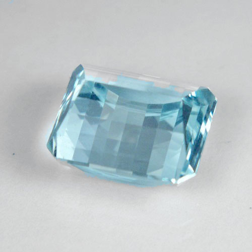 USA Pillow Cut Bright Blue Brazil Aquamarine 17.53 ct  Litnon.com