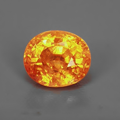 Glowing Color Neon Orange Spessartite Garnet 6.34 ct  Litnon.com