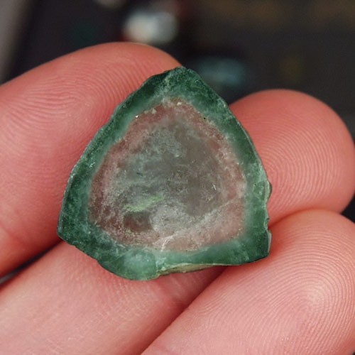  Natural Watermelon Tourmaline Slice Afghanistan  Litnon.com