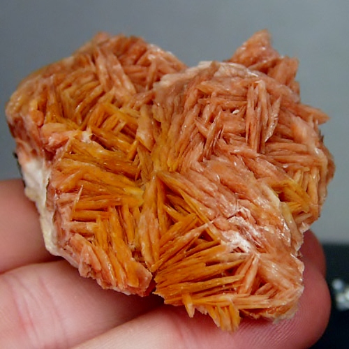 Bladed Orange Barite Mineral Specimen Morocco  Litnon.com