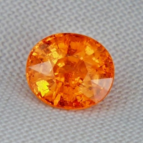 Glowing Color Neon Orange Spessartite Garnet 3.40 ct  Litnon.com