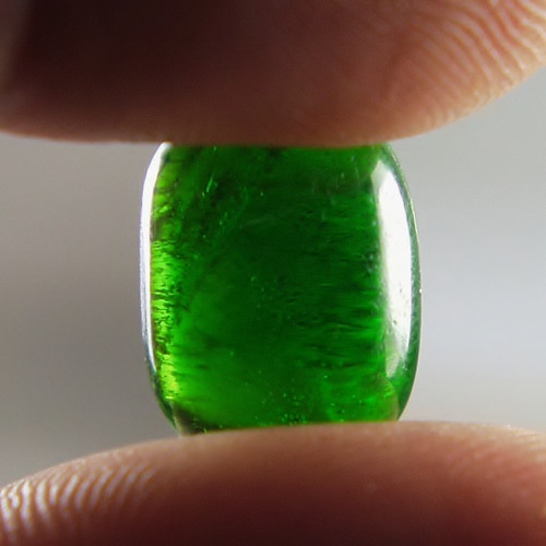 Extreme Green Siberian Chrome Diopside Cab 10.09ct  Litnon.com