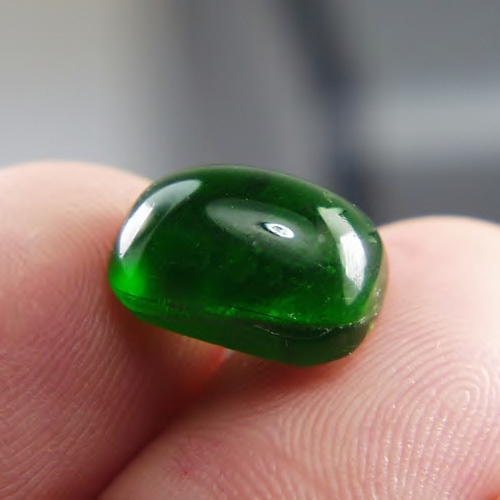 Extreme Green Siberian Chrome Diopside Cab 10.09ct  Litnon.com