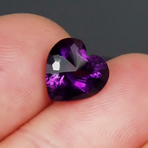 Top Cut Deep Royal Purple Brazil Amethyst 3.18 ct  Litnon.com