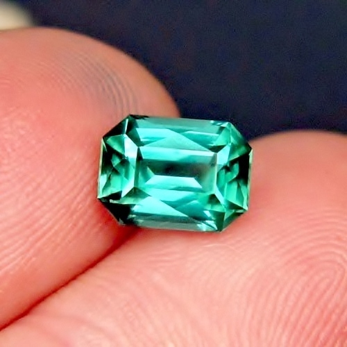 Special Color and Cut Blue-Green Afghan Tourmaline 2.64ct  Litnon.com
