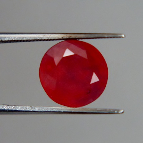 Big Natural Orange Red Sapphire India 6.11 carats  Litnon.com