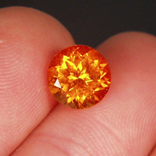 Great Color Orange Spessartite Garnet Tanzania 3.92 ct  Litnon.com