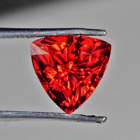Color and Fire Red Orange Spessartite Garnet 3.45 ct  Litnon.com