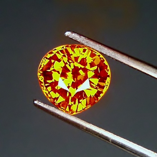 Color and Fire Mandarin Spessartite Garnet 2.42 ct  Litnon.com