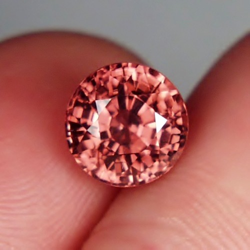 New Find Orange Pink Same Zircon Tanzania 5.35 ct  Litnon.com