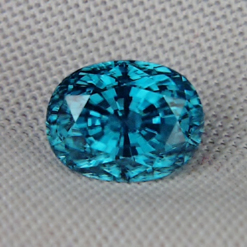 Special Color and Quality Blue Zircon Cambodia 5.98 ct  Litnon.com