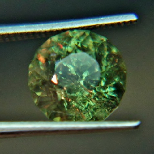 Top Cut and Big Color Change Demantoid Garnet Namibia  Litnon.com