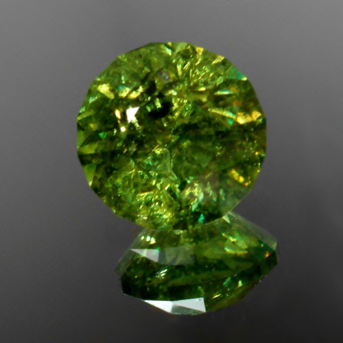 Top Cut and Big Color Change Demantoid Garnet Namibia  Litnon.com