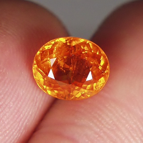  Ideal Color Orange Mandarin Spessartite Garnet 3.53 ct GL Litnon.com