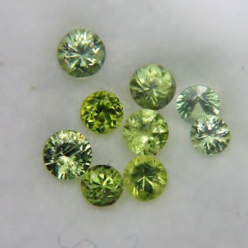 Bright and Natural Russian Demantoid Garnet Lot  Litnon.com