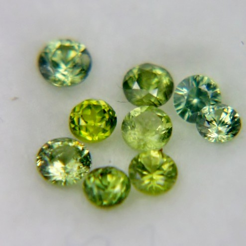 Bright and Natural Russian Demantoid Garnet Lot  Litnon.com