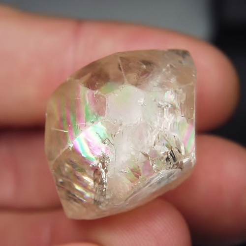 Rainbow! Terminated Golden Topaz Crystal  Pakistan 190ct!  Litnon.com