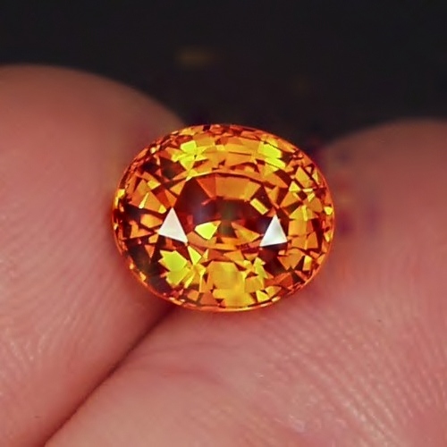 Color & Fire! Natural Orange Spessartite Garnet  Nigeria 4.52ct   Litnon.com
