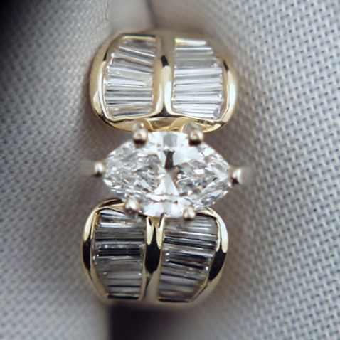 Quality Diamonds Estate 14 kt Diamond Ring  Litnon.com