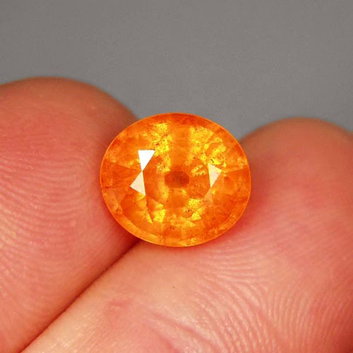 Glowing Color Mandarin Spessartite Garnet 6.44 ct  Litnon.com