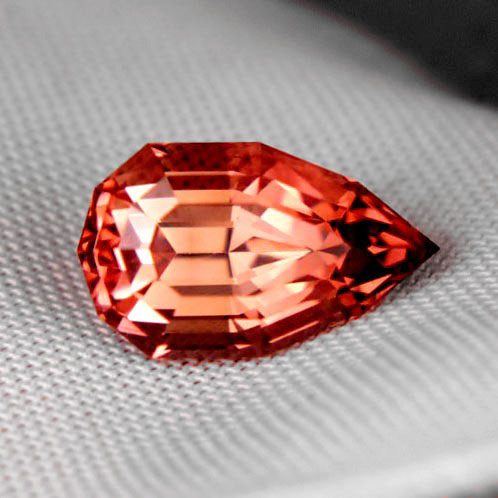 Rare Peach Pink USA Cut Brazil Tourmaline 7.76 ct  Litnon.com