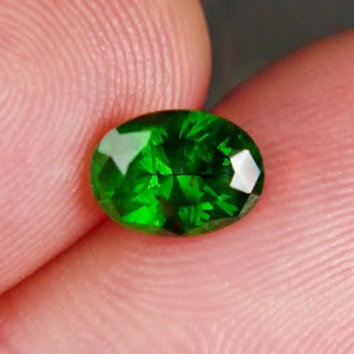 Rare Chrome Green Russian Demantoid Garnet 1.38ct  Litnon.com