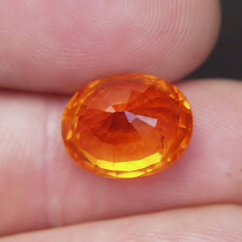 Huge Glowing Color Orange Spessartite Garnet Namibia 11.43 ct  Litnon.com