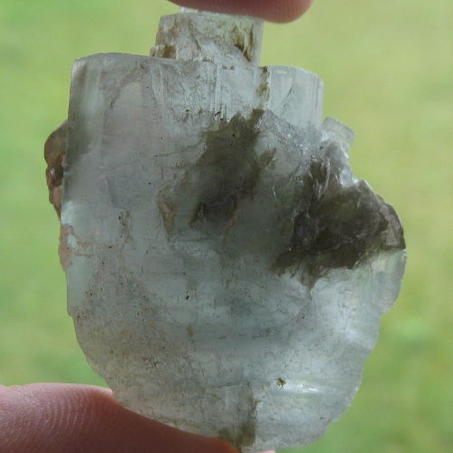 Blue Terminated Aquamarine Beryl Crystal Pakistan  Litnon.com