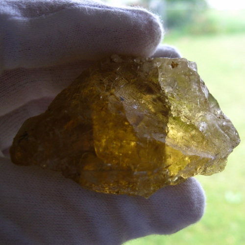 Rare Golden Scapolite Specimen Grade Crystal 575ct Tanzania  Litnon.com