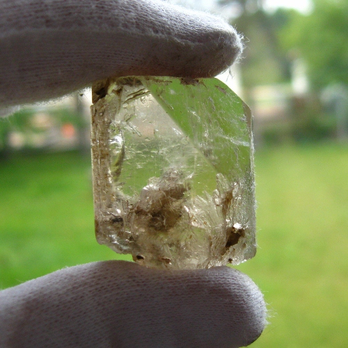 Light Peach Gold Topaz Facet Rough Pakistan 175 ct  Litnon.com