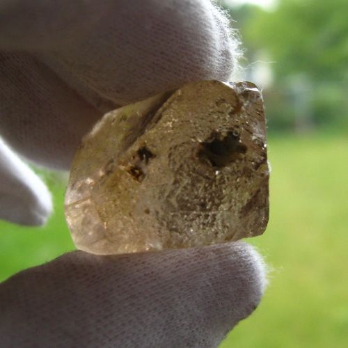 Light Peach Gold Topaz Facet Rough Pakistan 175 ct  Litnon.com