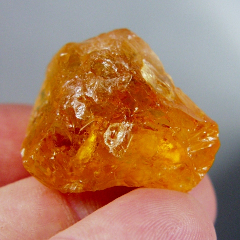 Big and Clean Citrine High Facet Rough Brazil 99ct  Litnon.com