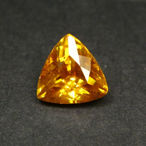  Rare Yellow Spanish Sphalerite Trillion 3.77 ct  Litnon.com