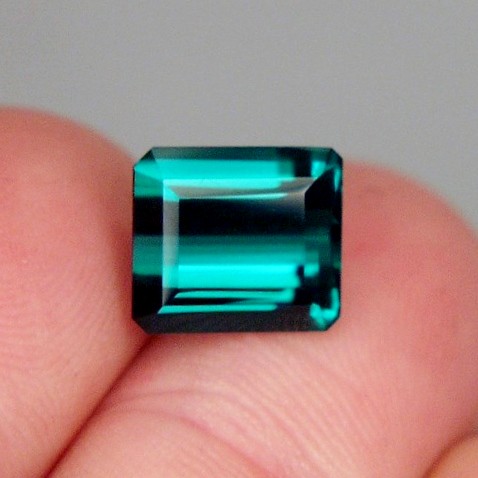 Bright and Clean Old Stock indicolite Tourmaline Brazil 5.03 ct GLI 7721 Litnon.com