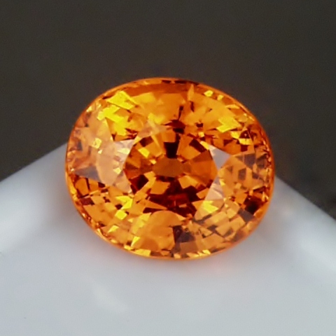 Color and Fire Mandarin Spessartite Garnet 2.91 ct  Litnon.com