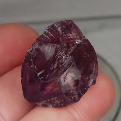 Big and Clean Amethyst High Facet Rough Brazil 75ct  Litnon.com