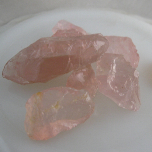 Fine Color Rose Quartz Facet Rough Brazil 432 ct  Litnon.com