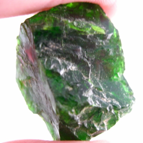 BIG Extreme Green Siberian Chrome Diopside Rough 70ct Litnon.com